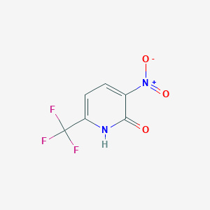 molecular formula C6H3F3N2O3 B174664 3-硝基-6-(三氟甲基)吡啶-2(1H)-酮 CAS No. 117519-07-0