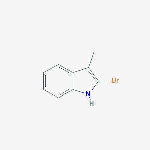 molecular formula C9H8BrN B174679 2-溴-3-甲基-1H-吲哚 CAS No. 1484-28-2