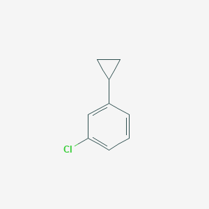 molecular formula C9H9Cl B174688 1-氯-3-环丙基苯 CAS No. 19714-74-0