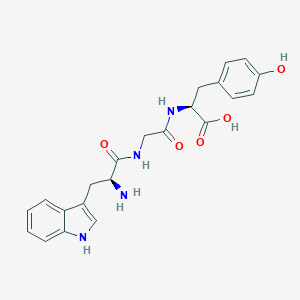 molecular formula C22H24N4O5 B174700 H-Trp-Gly-Tyr-OH CAS No. 15035-24-2