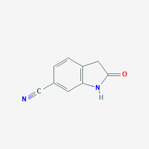 molecular formula C9H6N2O B174705 6-Cyanooxindole CAS No. 199327-63-4