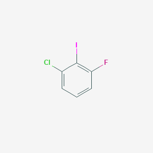 molecular formula C6H3ClFI B174716 1-氯-3-氟-2-碘苯 CAS No. 127654-70-0