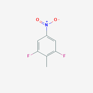 molecular formula C7H5F2NO2 B174750 1,3-Difluoro-2-methyl-5-nitrobenzene CAS No. 170572-48-2