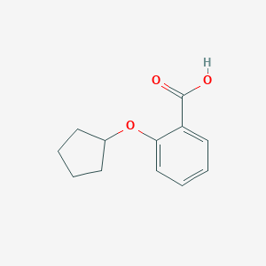 molecular formula C12H14O3 B174755 2-(Cyclopentyloxy)benzoic acid CAS No. 148215-77-4