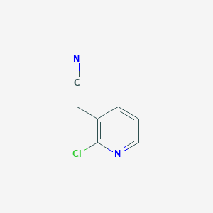 molecular formula C7H5ClN2 B174756 (2-Chloropyridin-3-yl)acetonitrile CAS No. 101012-32-2