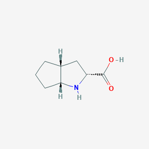 B017476 (2S,3aR,6aR)-Octahydrocyclopenta[b]pyrrole-2-carboxylic acid CAS No. 87679-21-8
