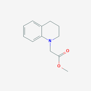 molecular formula C12H15NO2 B174765 Methyl 2-(3,4-dihydroquinolin-1(2H)-yl)acetate CAS No. 17133-54-9