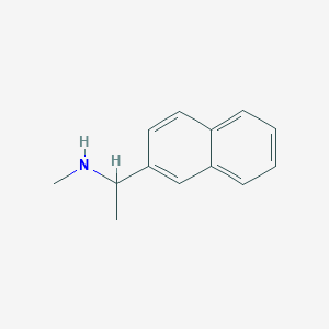 molecular formula C13H15N B174773 N-甲基-1-(2-萘基)乙胺 CAS No. 106213-84-7