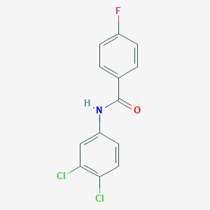 molecular formula C13H8Cl2FNO B174789 N-(3,4-dichlorophenyl)-4-fluorobenzamide CAS No. 102587-42-8