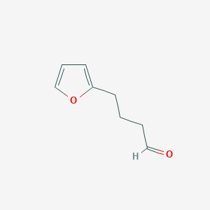 molecular formula C8H10O2 B174791 4-(呋喃-2-基)丁醛 CAS No. 126991-83-1