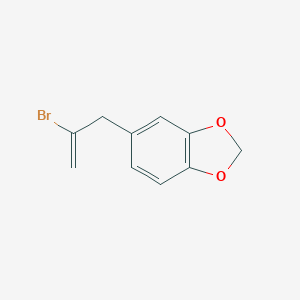 molecular formula C10H9BrO2 B174795 2-Bromo-3-[(3,4-Methylenedioxy)phenyl]-1-propene CAS No. 197805-26-8