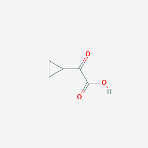 molecular formula C5H6O3 B174798 2-环丙基-2-氧代乙酸 CAS No. 13885-13-7