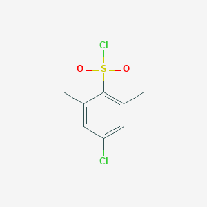 molecular formula C8H8Cl2O2S B174800 4-Chloro-2,6-dimethylbenzenesulfonyl chloride CAS No. 145980-63-8