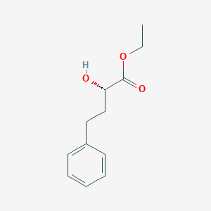molecular formula C12H16O3 B017481 (S)-乙基2-羟基-4-苯基丁酸酯 CAS No. 125639-64-7