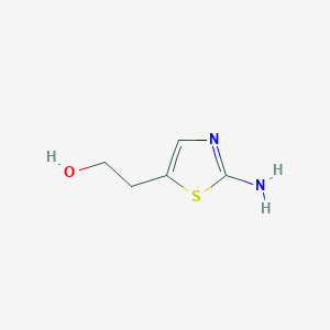 molecular formula C5H8N2OS B174819 2-Amino-5-(2-hydroxyethyl)thiazole CAS No. 105773-93-1
