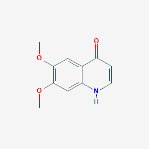 molecular formula C11H11NO3 B174837 6,7-Dimethoxyquinolin-4-ol CAS No. 127285-54-5
