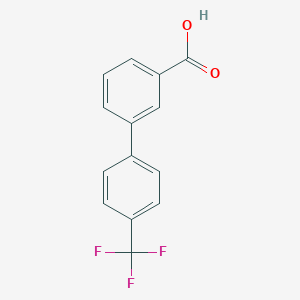 molecular formula C14H9F3O2 B174845 4'-Trifluoromethyl-biphenyl-3-carboxylic acid CAS No. 199528-28-4