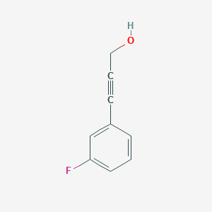 B174851 3-(3-Fluorophenyl)prop-2-yn-1-ol CAS No. 197239-54-6