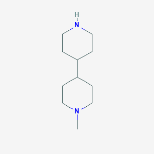 molecular formula C11H22N2 B174871 1-Methyl-4,4'-bipiperidine CAS No. 122373-80-2