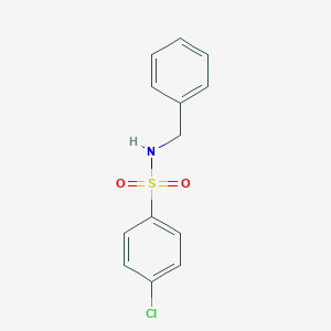 molecular formula C13H12ClNO2S B174874 N-苄基-4-氯苯磺酰胺 CAS No. 10504-90-2