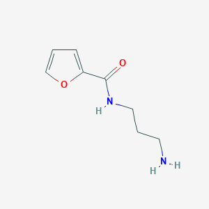 molecular formula C8H12N2O2 B174880 Furan-2-carboxylic acid (3-amino-propyl)-amide CAS No. 116784-81-7