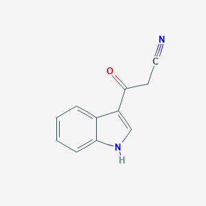 molecular formula C11H8N2O B017489 3-(1H-indol-3-il)-3-oxopropanonitrilo CAS No. 20356-45-0