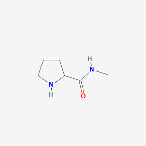 molecular formula C6H12N2O B174893 N-methylpyrrolidine-2-carboxamide CAS No. 137693-34-6