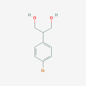molecular formula C9H11BrO2 B174911 2-(4-Bromophenyl)propane-1,3-diol CAS No. 149506-34-3