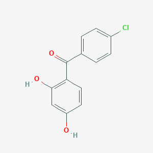 molecular formula C13H9ClO3 B174926 (4-Chlorophenyl)(2,4-dihydroxyphenyl)methanone CAS No. 18239-10-6