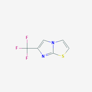 molecular formula C6H3F3N2S B174929 6-(Trifluoromethyl)imidazo[2,1-b]thiazole CAS No. 109113-98-6