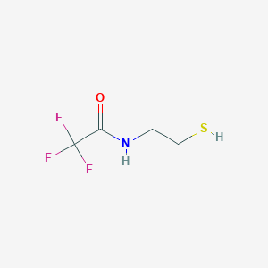 molecular formula C4H6F3NOS B174940 2,2,2-trifluoro-N-(2-mercaptoethyl)acetamide CAS No. 1869-45-0