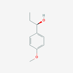 molecular formula C10H14O2 B174952 (1R)-1-(4-甲氧基苯基)丙醇 CAS No. 105836-14-4