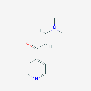 molecular formula C10H12N2O B174965 (E)-3-(二甲氨基)-1-(吡啶-4-基)丙-2-烯-1-酮 CAS No. 123367-27-1