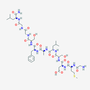 molecular formula C45H72N12O15S B174987 布卡林 CAS No. 116844-51-0