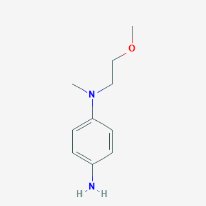 molecular formula C10H16N2O B174989 N1-(2-甲氧基乙基)-N1-甲基苯-1,4-二胺 CAS No. 134923-62-9
