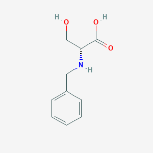 molecular formula C10H13NO3 B174997 (R)-2-(苄氨基)-3-羟基丙酸 CAS No. 106910-77-4