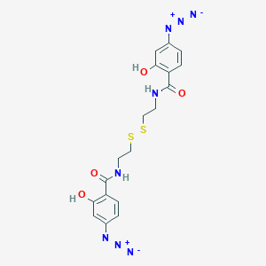 molecular formula C18H18N8O4S2 B175009 Based CAS No. 199804-21-2