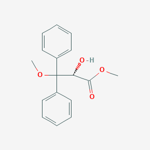 Methyl (2S)-2-hydroxy-3-methoxy-3,3-diphenylpropanoate