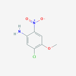 molecular formula C7H7ClN2O3 B175071 5-Chloro-4-methoxy-2-nitroaniline CAS No. 160088-54-0