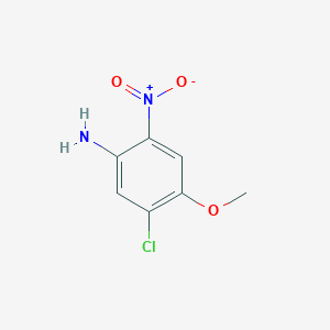 molecular formula C7H7ClN2O3 B175071 5-クロロ-4-メトキシ-2-ニトロアニリン CAS No. 160088-54-0