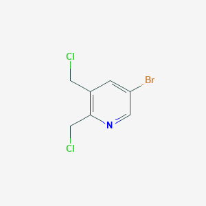 molecular formula C7H6BrCl2N B175079 5-溴-2,3-双(氯甲基)吡啶 CAS No. 155187-02-3