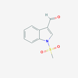 B175080 1-Mesyl-1H-indole-3-carbaldehyde CAS No. 118481-30-4