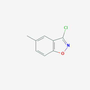 molecular formula C8H6ClNO B175095 3-氯-5-甲基苯并[d]异噁唑 CAS No. 196708-35-7