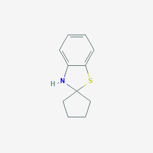 3H-spiro[1,3-benzothiazole-2,1'-cyclopentane]