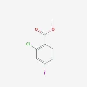 molecular formula C8H6ClIO2 B175114 2-氯-4-碘苯甲酸甲酯 CAS No. 156573-32-9