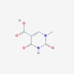 molecular formula C6H6N2O4 B175138 1-甲基-2,4-二氧代-1,2,3,4-四氢嘧啶-5-羧酸 CAS No. 14383-42-7