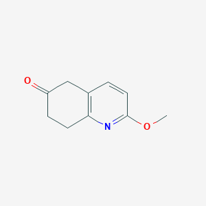 molecular formula C10H11NO2 B175147 2-甲氧基-7,8-二氢喹啉-6(5H)-酮 CAS No. 120686-09-1