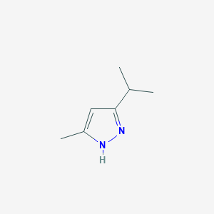 molecular formula C7H12N2 B175165 5-异丙基-3-甲基-1H-吡唑 CAS No. 132558-01-1