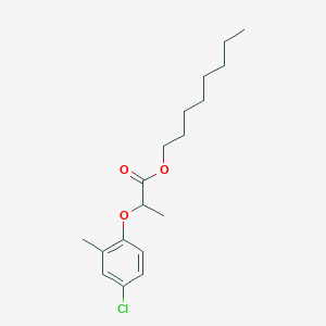 molecular formula C18H27ClO3 B175197 辛基 2-(4-氯-2-甲基苯氧基)丙酸酯 CAS No. 161922-37-8