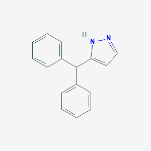 molecular formula C16H14N2 B175202 5-benzhydryl-1H-pyrazole CAS No. 143547-74-4